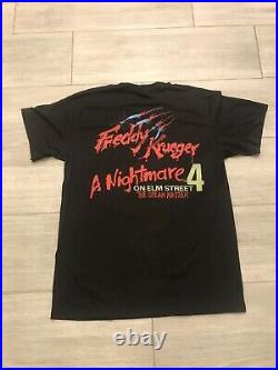 Vtg Original Freddy Krueger A Nightmare On Elm Street 4 The Dream Master Shirt L