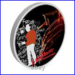 WARNER BROS A Nightmare on Elm Street 1oz Pure Silver Coin NZ Mint