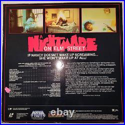 Wes Cravens A Nightmare on Elm Street Laserdisc With Rare MHE Cover Art