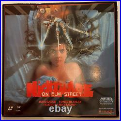 Wes Cravens A Nightmare on Elm Street Laserdisc With Rare MHE Cover Art